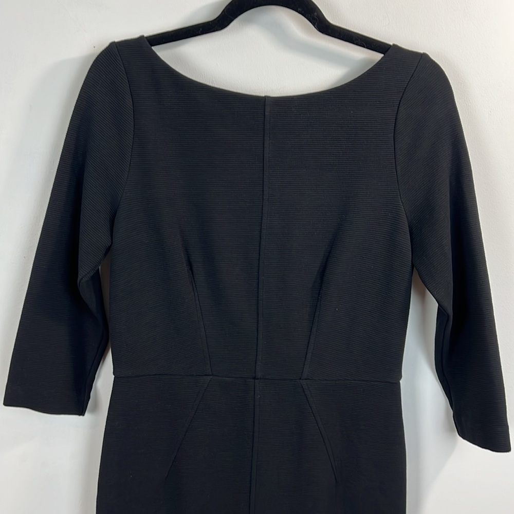 Boden Cornelia Ottoman Black Shift Dress Women’s Size 8L - Picture 7 of 16